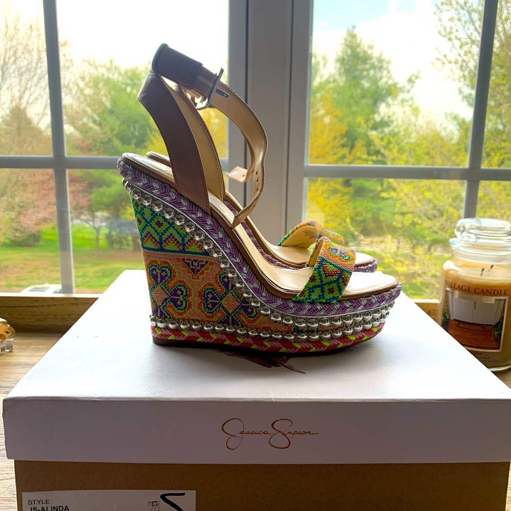 Jessica Simpson Multi-color Wedges